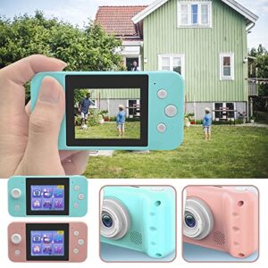 kids digital camera, front hd 20mp children’s camera, 2.4in screen for boys and girls record the happy life, 1080p rechargeable electronic camera with easy game