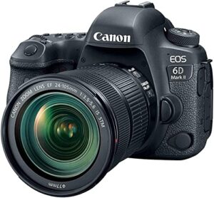 canon eos 6d mark ii with ef 24-105mm is stm lens, wifi enabled