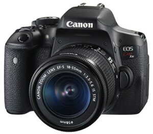 canon dslr camera eos kiss x8i lens kit ef-s18-55mm f3.5-5.6 is stm comes kissx8i-1855isstmlk [international version, no warranty]