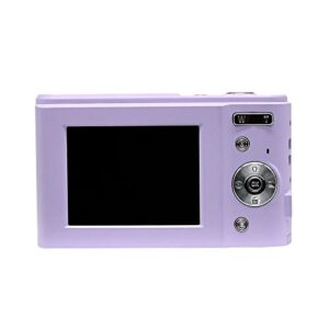 niaviben digital camera rechargeable mini 30 million pixel hd camera student camera pocket camera digital compact camera with 32g memory card purple