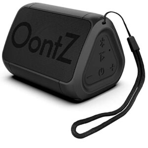 oontz angle solo – bluetooth portable speaker, compact size, surprisingly loud volume & bass, 100 foot wireless range, ipx5, perfect travel speaker, bluetooth speakers by cambridge sound works (black)