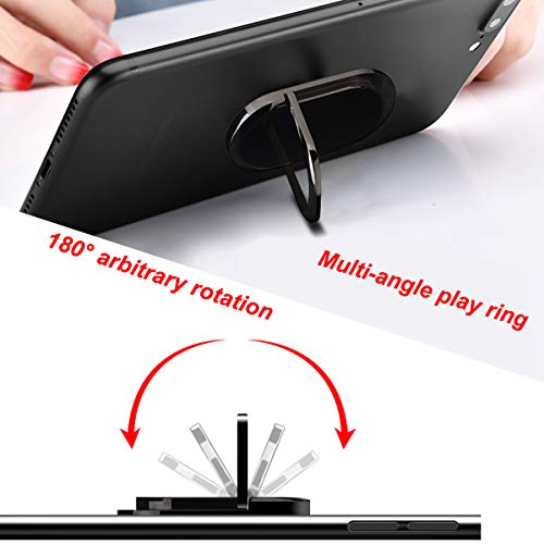 NMEGOU Newest USB Cigarette Lighter Magnetic Phone Holder Car Mount Stand Ring Clip for iPhone 11 case Samsung Cell Phone Ring Lighter. Patent No.201830690795.2