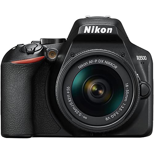 Nikon D3500 DSLR Camera - Bundle - with 18-55mm and 70-300mm Lenses (1588) + 2X EN-EL14a Battery + 2X SanDisk Ultra 64GB Card + 55mm Color Filter Kit + 58mm Color Filter Kit + Case + More
