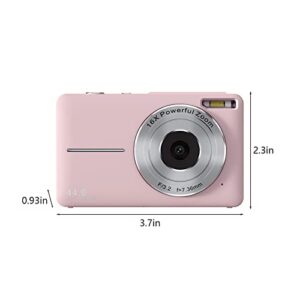 1080P High-Definition Digital Camera - 4400Megapixels 16x Digital Zoom Camera - Anti-Shake Proof Home Camera - Support Wide Angle - Small Camera for Teens Boys