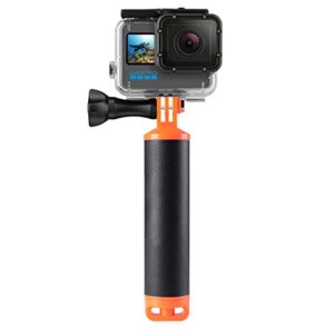 Suptig Floating Hand Grip Handle Mount Pole Mount Handle Mount Accessories For Gopro Hero 11 Hero 10 Hero 9 Hero 8 Hero 7 Hero 6 Hero 5 Hero 2018 Hero 4 Hero Session Gopro Max and AKASO Action Cameras