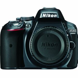 Nikon D5300 24.2 MP CMOS Digital SLR Camera with Built-in Wi-Fi and GPS Body Only (Grey)