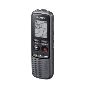 Sony Digital Voice Recorder ICD-PX Series, with Built-in Mic and USB, 4GB Memory, Noise Cut for Noise-Free Recordings, Includes A NeeGo Lavalier Lapel Mic