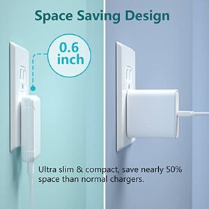 20W USB C Fast Charger, Costyle PD 3.0 Fast Charging Block Slim Flat Type C Wall Charger Plug Gan Charger Compatible iPhone 14 13 12 11 Pro Max SE XR XS 8 7 Plus, iPad Mini AirPods Pro, Galaxy, Pixel