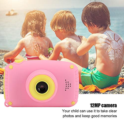 Zyyini Portable HD Children Camera,12MP Digital Camera with 2.0In Color Screen,Take Photo/Record Video/Record Timing Video,Support 32GB Expansion Memory Card