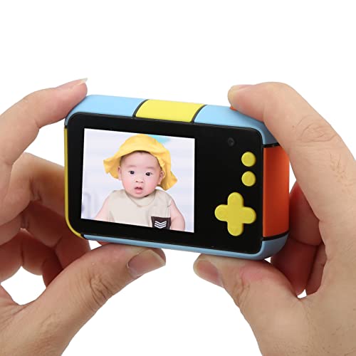 Mini Children Camera, 2.4 Inch HD Screen Support for Shooting 1920x1080 High Definition Video Kids Selfie Camera Dual Lens Camera for Birthday Gift