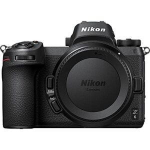 Nikon Z6 24.5MP Mirrorless Digital Camera (Body Only) (1595) Deluxe Bundle with Sony 64GB XQD Memory Card + Large Camera Bag + Corel Editing Software + Extra Battery + Much More (Renewed)
