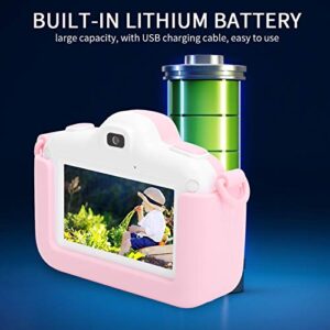 Jopwkuin Video Camera Toy, Sturdy Portable Large Capacity Battery Children Digital Camera for Outdoor for Funning(Pink)