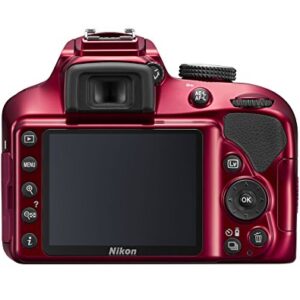 Nikon D3400 w/ AF-P DX NIKKOR 18-55mm f/3.5-5.6G VR (Red)