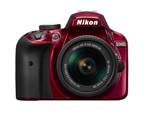 Nikon D3400 w/ AF-P DX NIKKOR 18-55mm f/3.5-5.6G VR (Red)