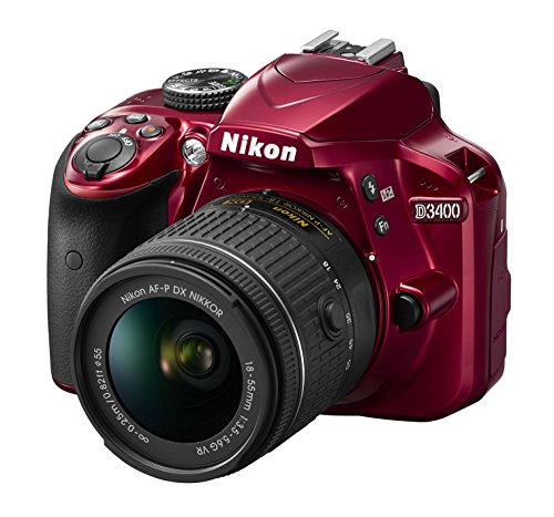 Nikon D3400 w/ AF-P DX NIKKOR 18-55mm f/3.5-5.6G VR (Red)