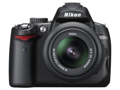 Nikon D5000 12.3 MP DX Digital SLR Camera with 18-55mm f/3.5-5.6G VR Lens and 2.7-inch Vari-angle LCD (Renewed)