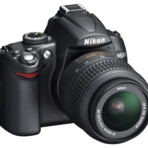 Nikon D5000 12.3 MP DX Digital SLR Camera with 18-55mm f/3.5-5.6G VR Lens and 2.7-inch Vari-angle LCD (Renewed)