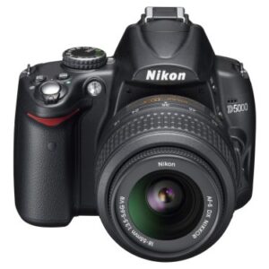 Nikon D5000 12.3 MP DX Digital SLR Camera with 18-55mm f/3.5-5.6G VR Lens and 2.7-inch Vari-angle LCD (Renewed)