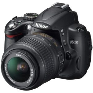 Nikon D5000 12.3 MP DX Digital SLR Camera with 18-55mm f/3.5-5.6G VR Lens and 2.7-inch Vari-angle LCD (Renewed)