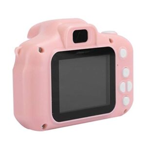 Photography Camera, One-Click Focusing Kids Camera Video Portable Simple Operation for Taking Photos for Boys Girls(Pink-Pure Edition)