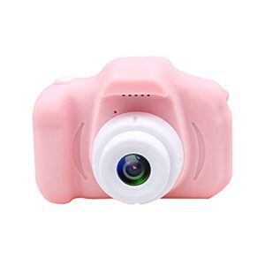children’s digital camera, mini video digital camera with 2 128gb sd card for age 5 6 7 8 girls boys, kids digital camera for toddler girls boys birthday gifts (pink)