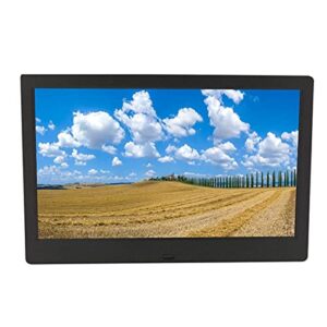 10-inch digital photo frame 1024×600 high-definition digital photo frame electronic album advertising machine display ratio 16:9 (color : black)