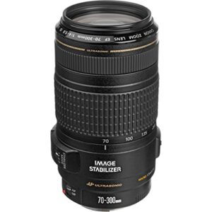 canon ef 70-300mm f/4-5.6 is (image stabilization) usm lens for canon eos slr cameras (renewed)