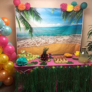 GYA 7x5ft Tropical Beach Background Photo Props for Studio,Wedding,Party Photography Backdrops Vinyl