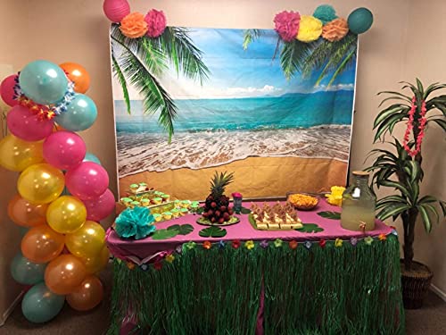 GYA 7x5ft Tropical Beach Background Photo Props for Studio,Wedding,Party Photography Backdrops Vinyl