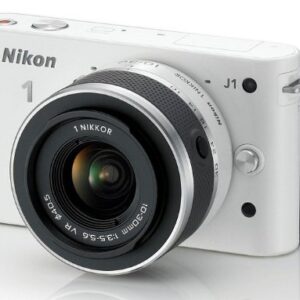 Nikon 1 J1 Compact System Camera with 10-30mm Lens Kit - White (10.1MP) 3 inc