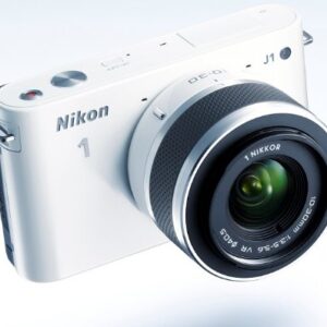 Nikon 1 J1 Compact System Camera with 10-30mm Lens Kit - White (10.1MP) 3 inc