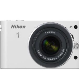 Nikon 1 J1 Compact System Camera with 10-30mm Lens Kit - White (10.1MP) 3 inc