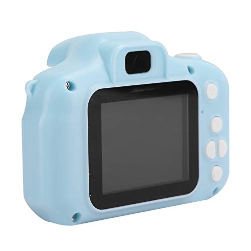 CUTULAMO Digital Video Cameras, Cartoon Children Intelligence Digital Video Simple Operation Kid Mini Photography Camera for for Parent-Child Entertainment(Blue-General Purpose)