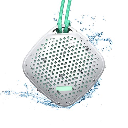 LEZII Shower Speaker, IPX5 Waterproof Bluetooth Speaker, Portable Mini Wireless Speaker with Loud Stereo Sound, 12H Playtime, Built in Mic, Lanyard, TWS, for Home, Party, Travel, Pool, Beach, Outdoor