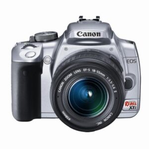 Canon Rebel XTi DSLR Camera with EF-S 18-55mm f/3.5-5.6 Lens (Silver) (OLD MODEL)