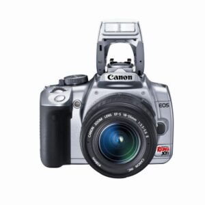 Canon Rebel XTi DSLR Camera with EF-S 18-55mm f/3.5-5.6 Lens (Silver) (OLD MODEL)