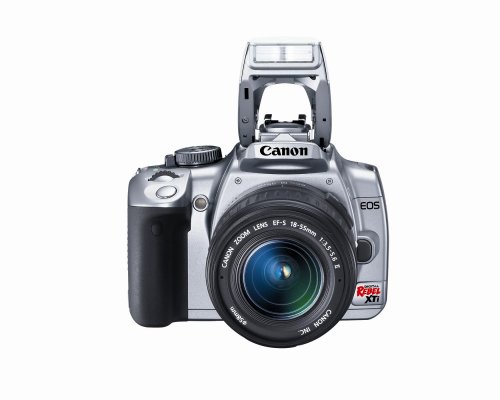 Canon Rebel XTi DSLR Camera with EF-S 18-55mm f/3.5-5.6 Lens (Silver) (OLD MODEL)