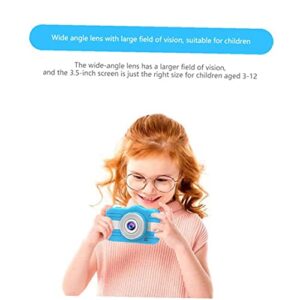 Liadance Kids Digital Camera 3.5inch Screen with 32GB SD Card 1080P HD Video Cute Cartoon Camera for Child Gifts Blue,Camera