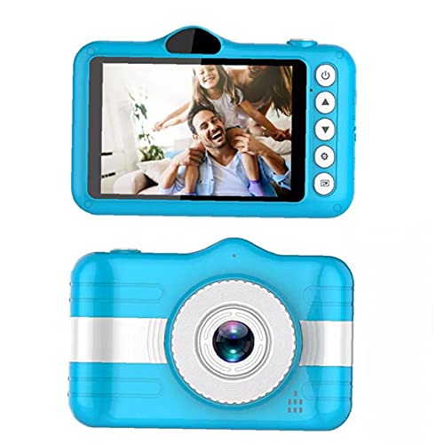 Liadance Kids Digital Camera 3.5inch Screen with 32GB SD Card 1080P HD Video Cute Cartoon Camera for Child Gifts Blue,Camera