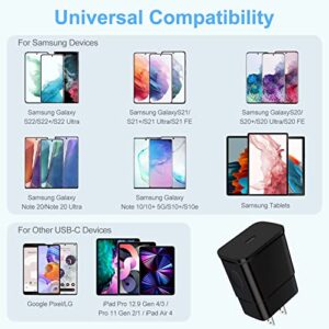 Super Fast Charger Type C,25W USB C Wall Charger Block Box Power Brick Fast Charging for iPhone 14,Samsung Galaxy A13 5G,S23 Ultra,S22 FE,A14,S21,A03s,A54,A23,A04s,A34,iPad Pro/Air 4,Google Pixel 7pro