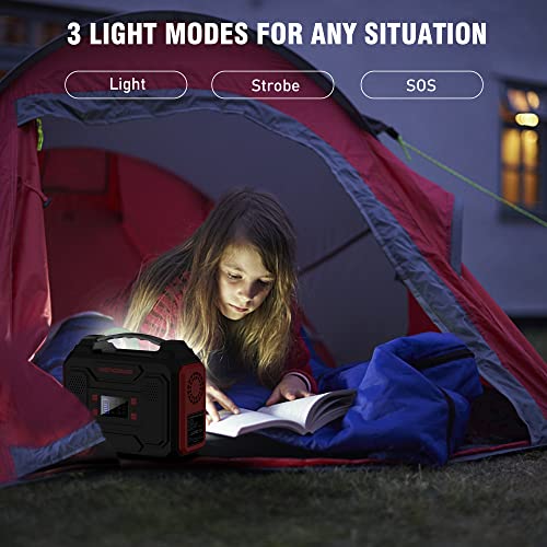 Portable Power Bank with AC Outlet, 250Wh/67500mAh, Portable Laptop Charger Backup Lithium Battery, 110V/250W Pure Sine Wave AC Outlet for Outdoors Camping RV Travel Emergency