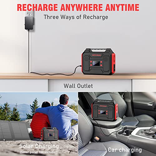 Portable Power Bank with AC Outlet, 250Wh/67500mAh, Portable Laptop Charger Backup Lithium Battery, 110V/250W Pure Sine Wave AC Outlet for Outdoors Camping RV Travel Emergency