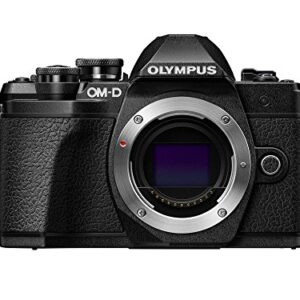 Olympus OM-D E-M10 Mark III Camera Body (Black), Wi-Fi Enabled, 4K Video