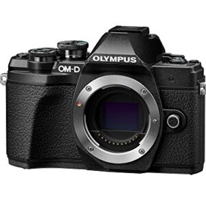 Olympus OM-D E-M10 Mark III Camera Body (Black), Wi-Fi Enabled, 4K Video