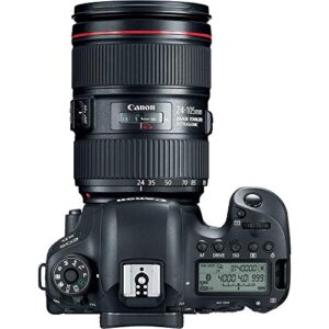 Canon EOS 6D Mark II DSLR Camera with Canon EF 24-105mm f/4L is II USM Lens + Canon EF 75-300mm f/4-5.6 III Lens + Canon EF 50mm f/1.8 STM Lens + Fully Dedicated TTL Flash (23 Items kit) (Renewed)