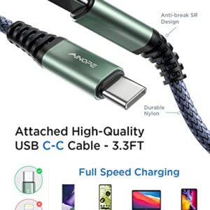 Car Charger USB C 54W Car Charger Adapter [Mini&Metal] AINOPE Cigarette Lighter USB Charger PD36W&QC3.0 Car Phone Charger Fast Charging for iPhone 14 Pro Max 13 12 Samsung Galaxy S23/22 Google Pixel