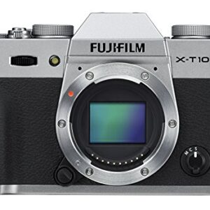 Fujifilm X-T10 Body Silver Mirrorless Digital Camera - International Version (No Warranty)