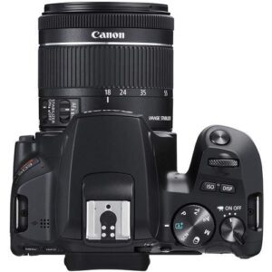 Canon EOS Rebel SL3 DSLR Camera (Black) + EF-S 18-55mm f/4-5.6 is STM Lens Bundled with Premium Accessories (32GB Memory Card, Padded Equipment Case and More.) (Renewed)