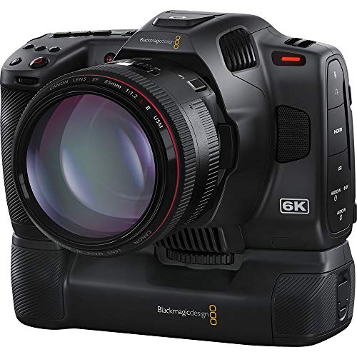 Pixel Hub Blackmagic Design Pocket Cinema Camera 6K Pro Canon EF - Essential Bundle Includes: Extra Battery, Sandisk Extreme Pro 128GB SD, Memory Card Reader, Memory Card Wallet and Cleaning Kit