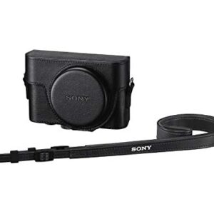 Sony Premium Jacket Case (LCJRXK/B) for RX100 Series Digital Still Cameras, Black, Small